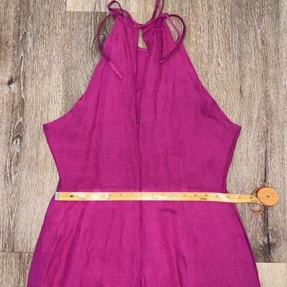 Anthropologie Women’s Jumpsuit Raspberry Size 10 NWT - Picture 14 of 16